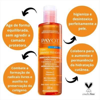 Sabonete Líquido Detox Vitamina C - Payot