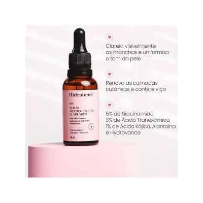 Sérum Multicorretivo Clareador - Hidrabene 