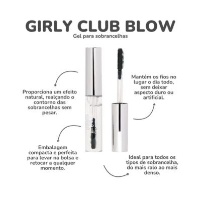 Gel Para Sobrancelhas Girly Club Blow - Ruby Rose
