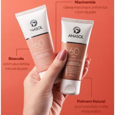 Protetor Solar com Cor Multifunção - Anasol