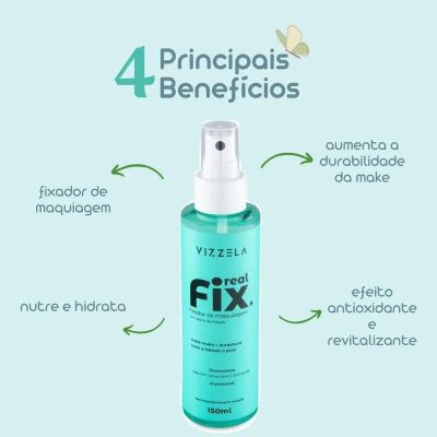 Fixador de Maquiagem Real Fix - Vizzela