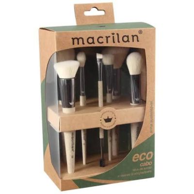 Kit 7 Pinceis Macrilan Eco Linha Sustentável - Macrilan 
