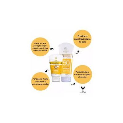 Kit Protetor Solar Corporal FPS 50 + Protetor Solar Facial FPS 50 Antipoluição