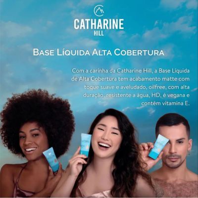 Base Líquida Catharine Hill  Alta Cobertura -  Catharine Hill