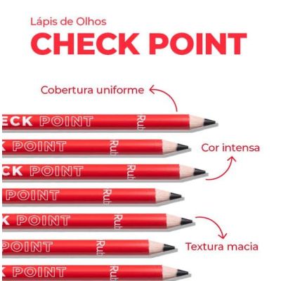 Lápis De Olho Check Point (COR Preto) - Ruby Rose
