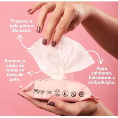 Toalha umedecida Micelar de limpeza facial – Hidrabene