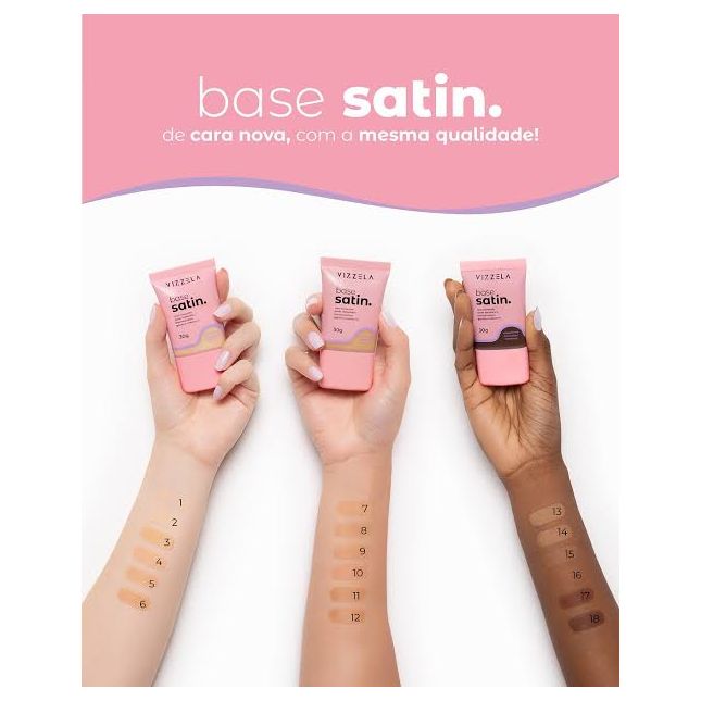 Base Liquida Satin - Vizzela 