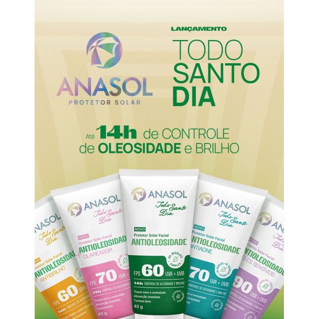 Protetor Solar Facial Todo Santo Dia - Anasol