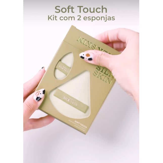 Esponja para Maquiagem Soft Touch Silk Skin - Ruby Rose