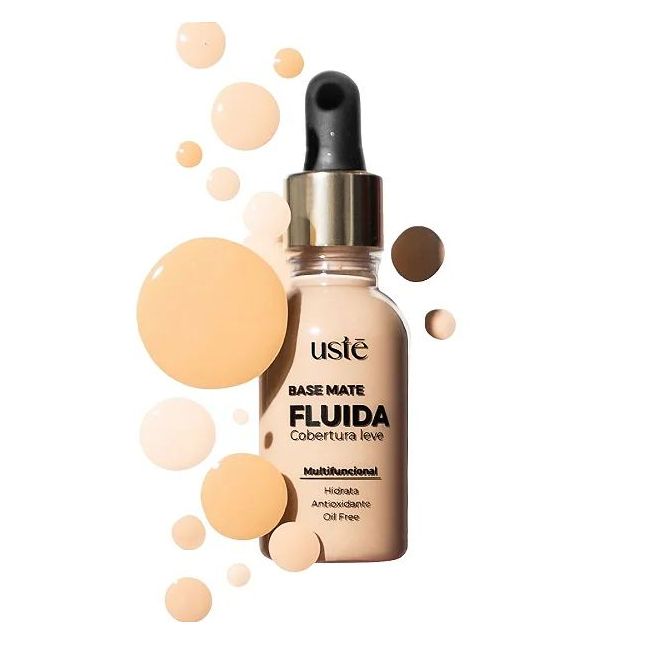 Base Fluida  Matte - Ustē Cosméticos