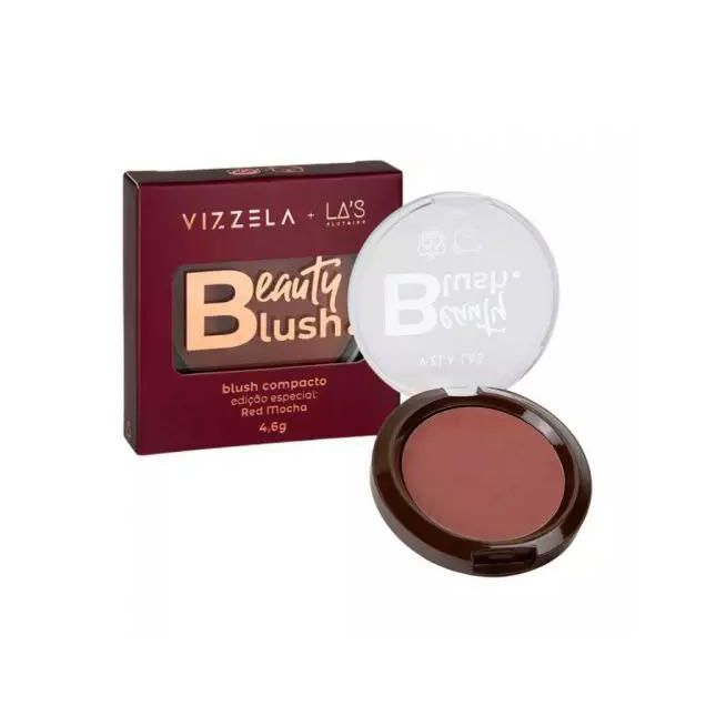 Blush Compacto Beauty Blush Red Mocha- Vizzela 