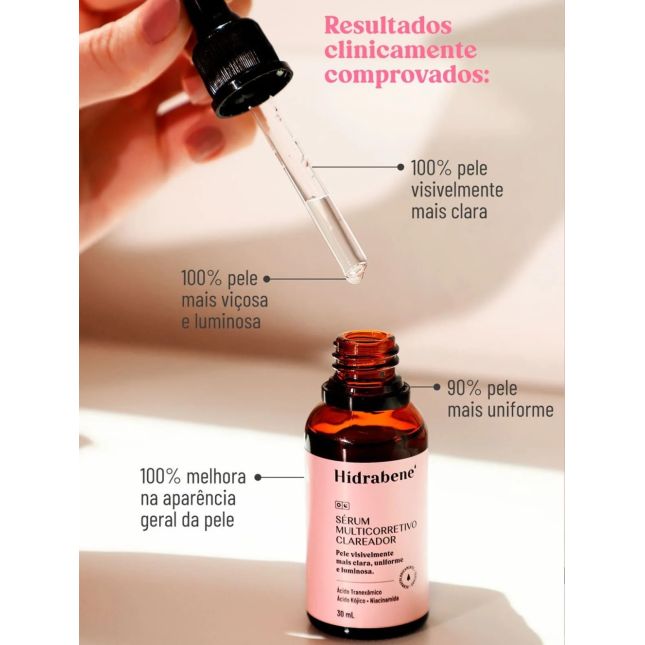 Sérum Multicorretivo Clareador - Hidrabene 