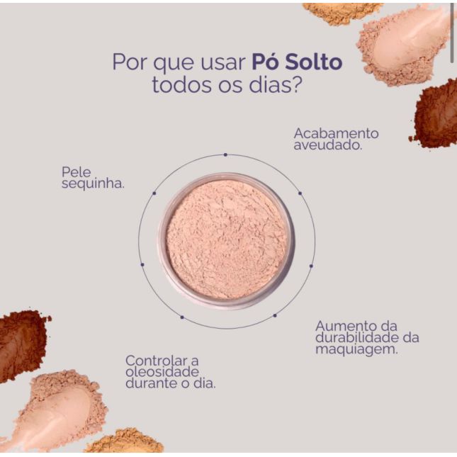 Pó Solto Ultrafino  - Ana Glow