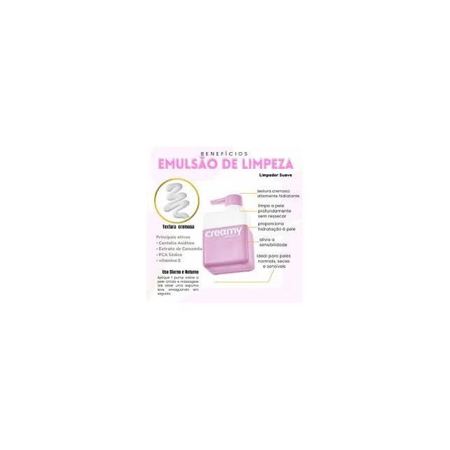 Sabonete Líquido Facial - Creamy