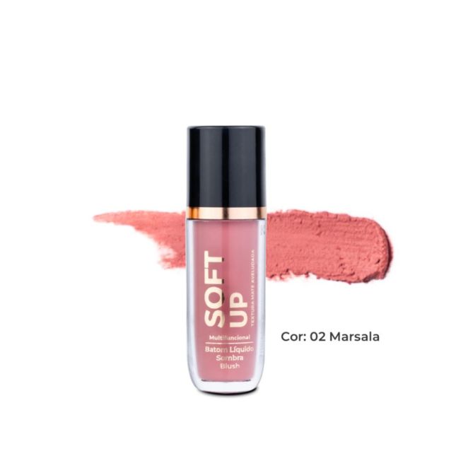Batom Líquido SoftUp  Multifuncional - Ustē Cosméticos