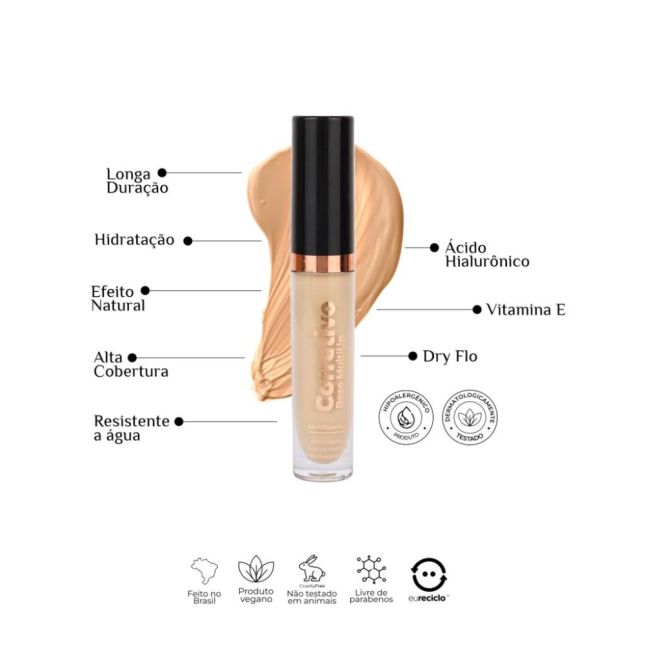 Corretivo Líquido MultiUp - Ustē Cosméticos