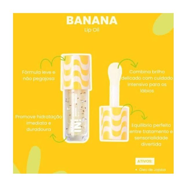 Lip Oil Calda de Banana Made In - Melu