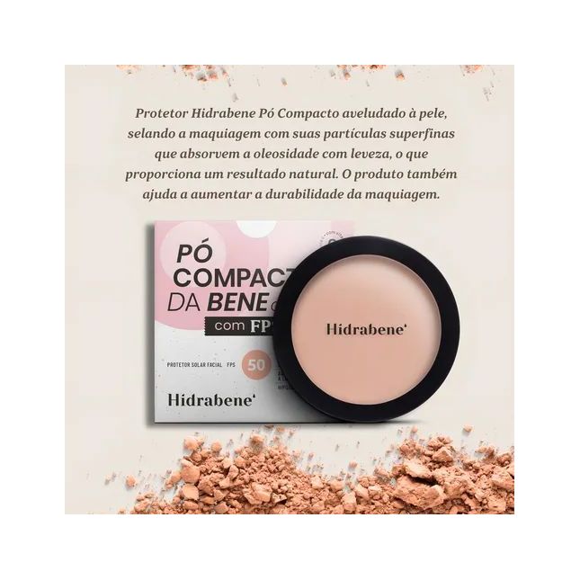 Pó Compacto da Bene FPS 50 - Hidrabene
