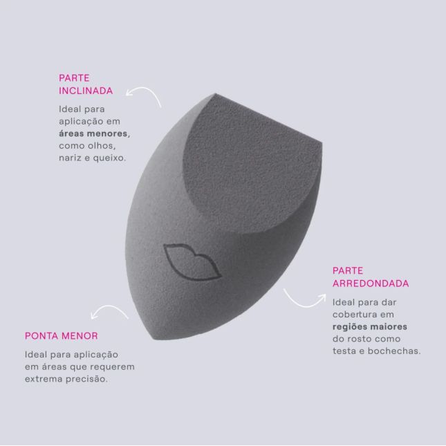 Esponja Para Maquiagem - Boca Rosa