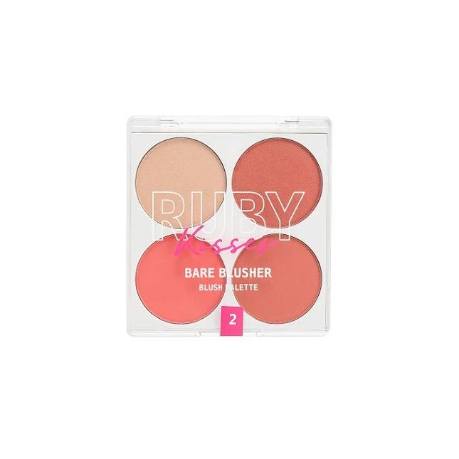 Paleta de Blush Bare Blusher - Ruby Kisses