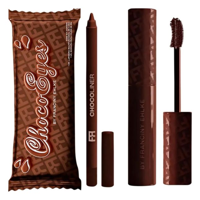 Kit Chocoeyes lapiseira multifuncional  + máscara para cílios - Fran by Franciny