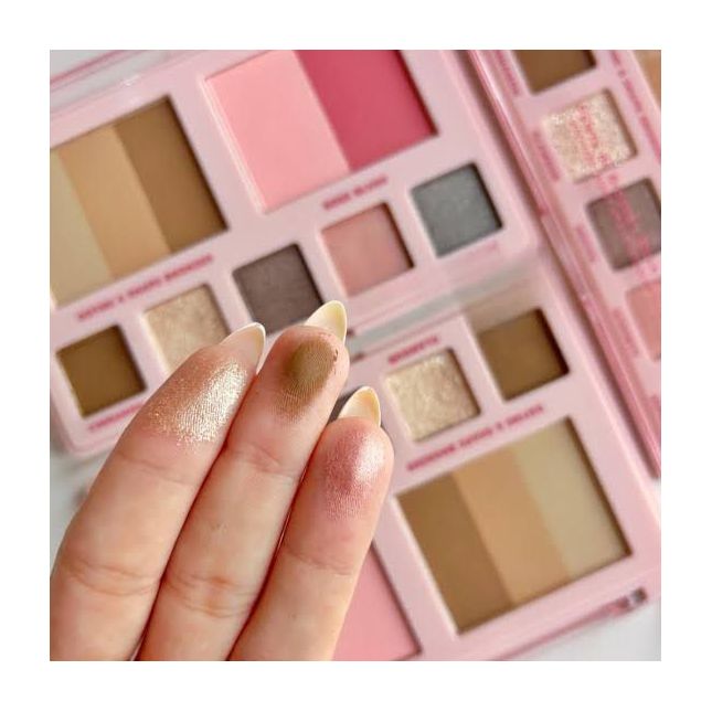 Paleta de Bronzer, Blush e Sombra - All In One - Ruby Rose