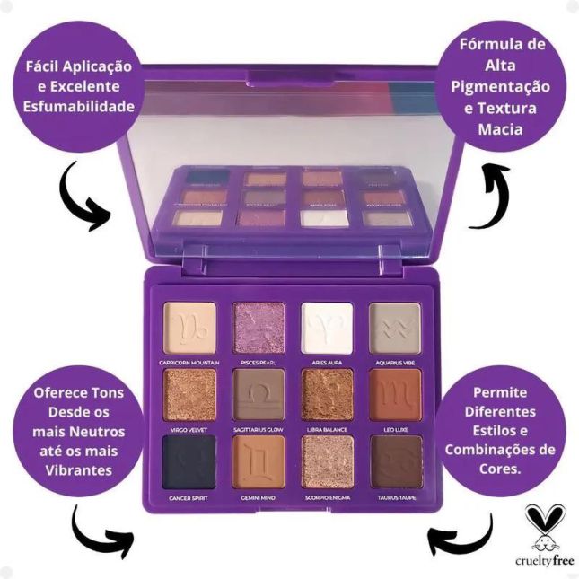 Paleta de Sombras Astral Essence - Ruby Rose