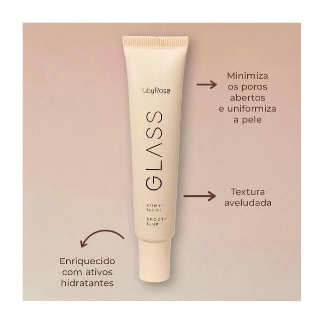 Primer Facial Smooth Blur Glass - Ruby Rose