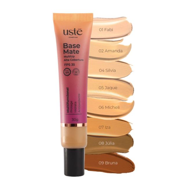 Base Matte MultiUp FPS 35 - Ustē Cosméticos