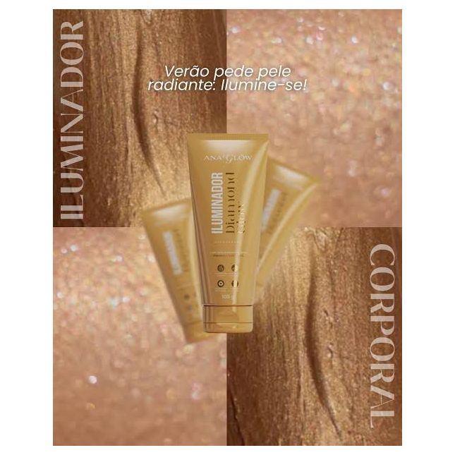 Iluminador Corporal  Diamond Glow - Ana Glow