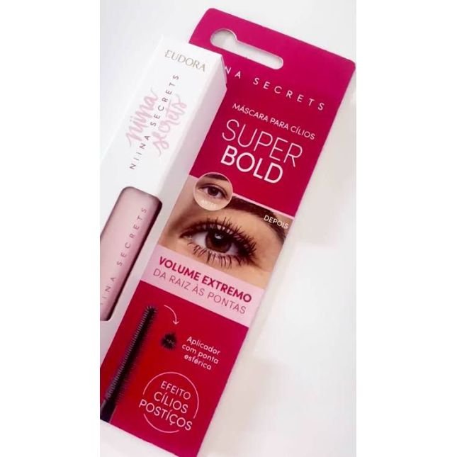 Máscara para Cílios Super Bold - Niina Secrets 