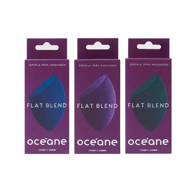 Esponja de Maquiagem Flat Blend - Océane