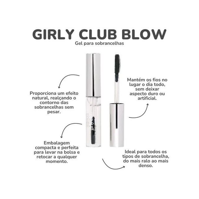 Gel para Sobrancelhas Blow Girly Club Ruby Rose