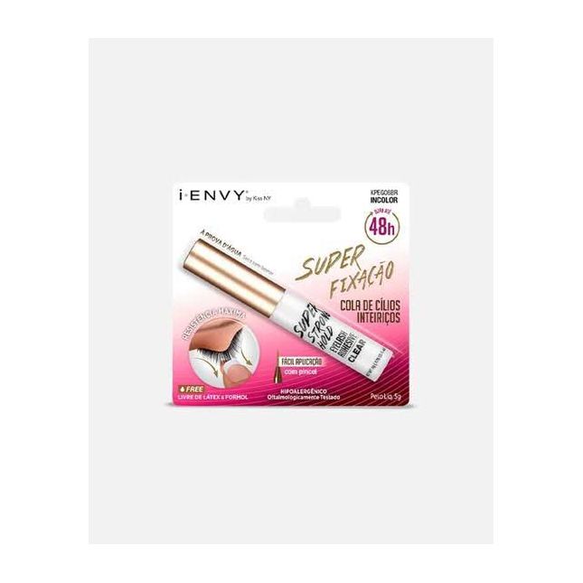 Cola York i-Envy Super Fixação 48h Incolor - Kiss New
