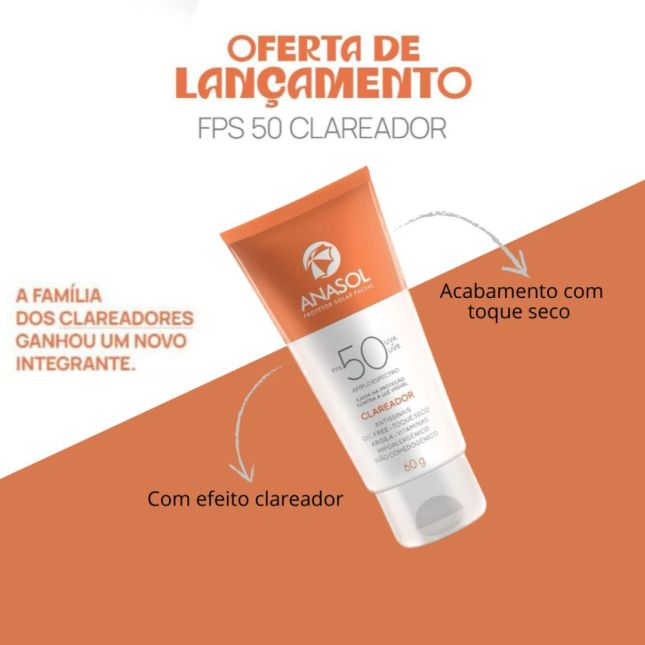 Protetor Solar Facial - Anasol 