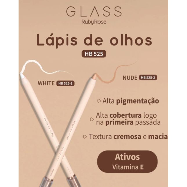 Lápis para Olhos Linha Glass - Ruby Rose 