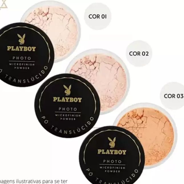 Pó Facial Translúcido Photo Microfinish Powder - Playboy