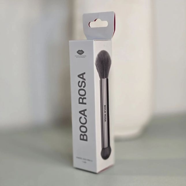 Pincel Duo para Maquiagem Pro 2 Cinza - Boca Rosa