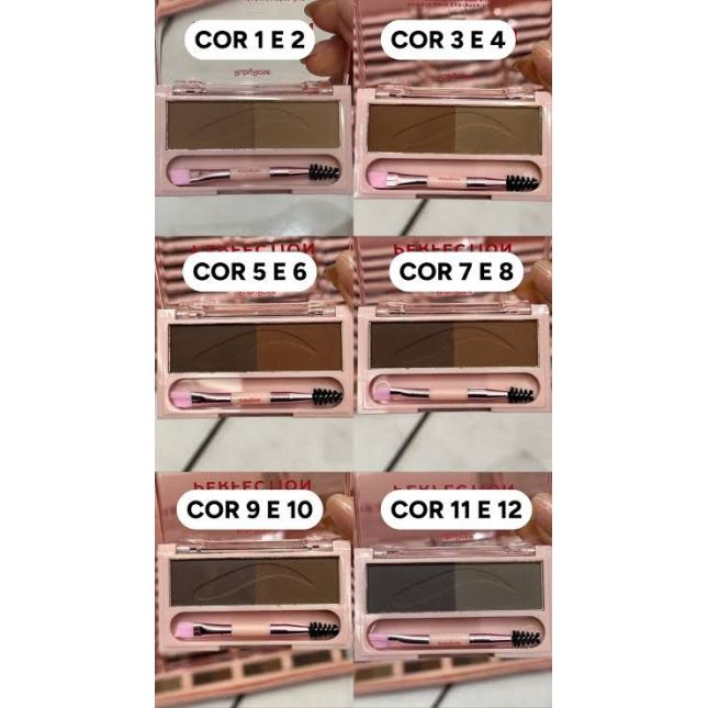 Sombra para Sobrancelhas Duo Brow Perfection - Ruby Rose 