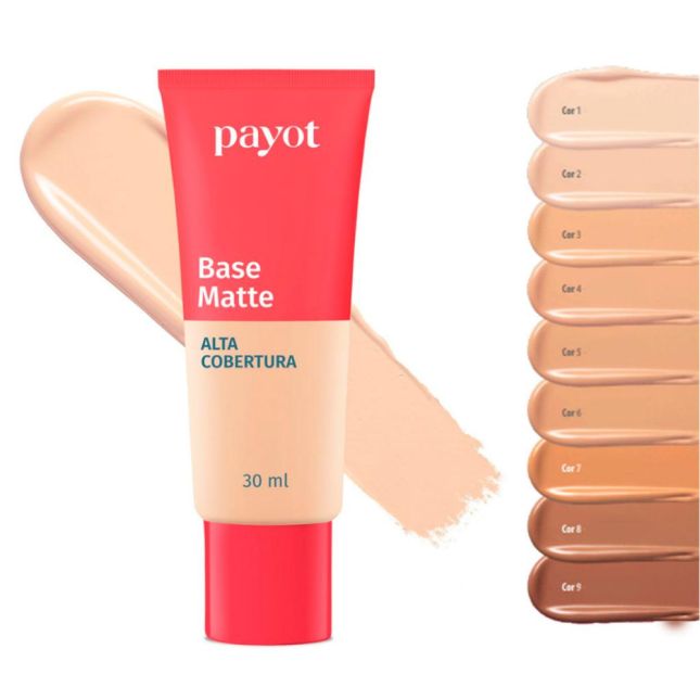Base Líquida Matte Alta Cobertura - Payot