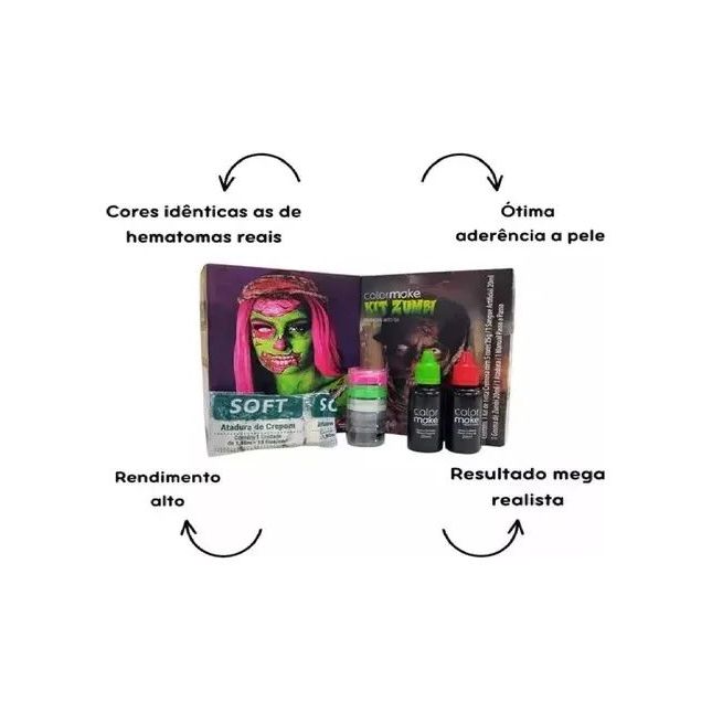 kit Zumbi Pop Art - Color Make