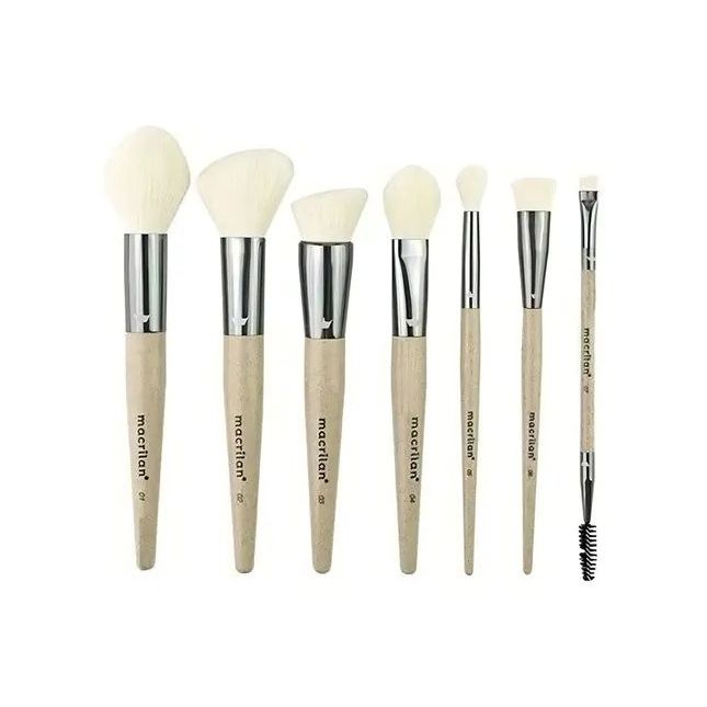 Kit 7 Pinceis Macrilan Eco Linha Sustentável - Macrilan 