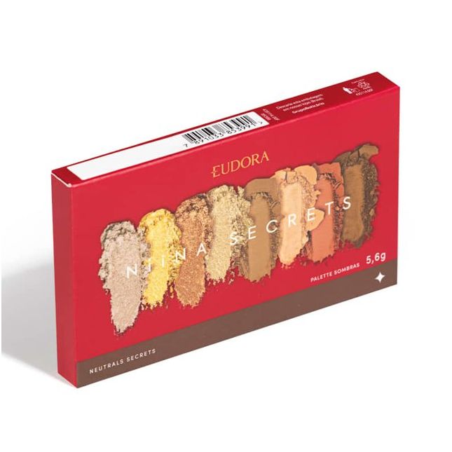 Paleta de Sombras Neutrals - Niina Secrets
