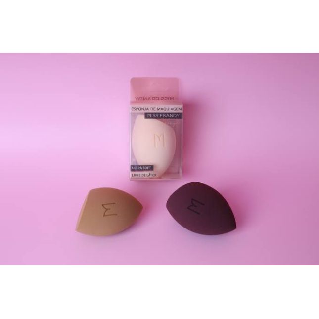 Esponja Maquiagem Gota Chanfrada Ultra Soft Livre De Látex - Miss Frandy