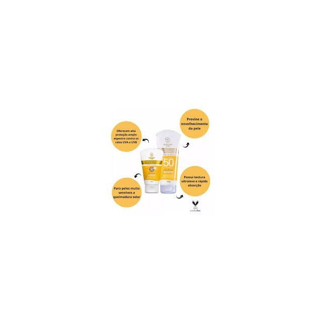 Kit Protetor Solar Corporal FPS 50 + Protetor Solar Facial FPS 50 Antipoluição