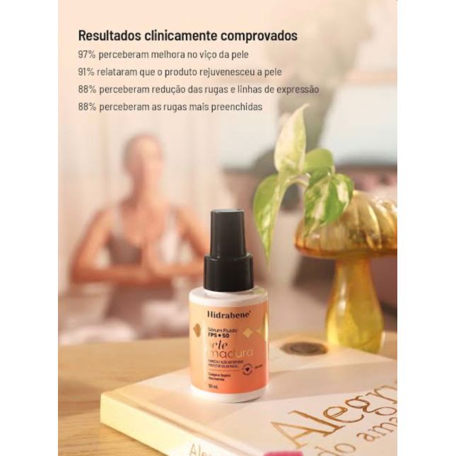 Protetor Solar Sérum fps 50 Pele Madura - Hidrabene