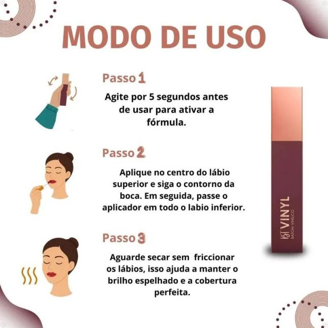 Batom Vinílico BT Vinyl - Bruna Tavares