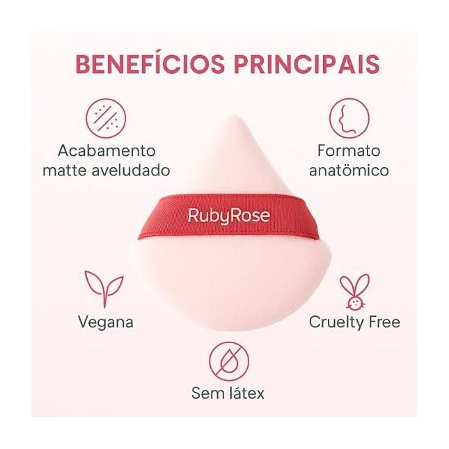 Esponja de Pó Cloud Puff - Ruby Rose