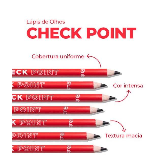 Lápis De Olho Check Point (COR Preto) - Ruby Rose