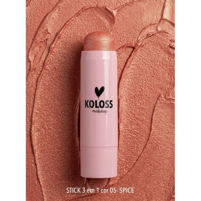 Blush Stick 3 em 1 - Koloss Makeup 
